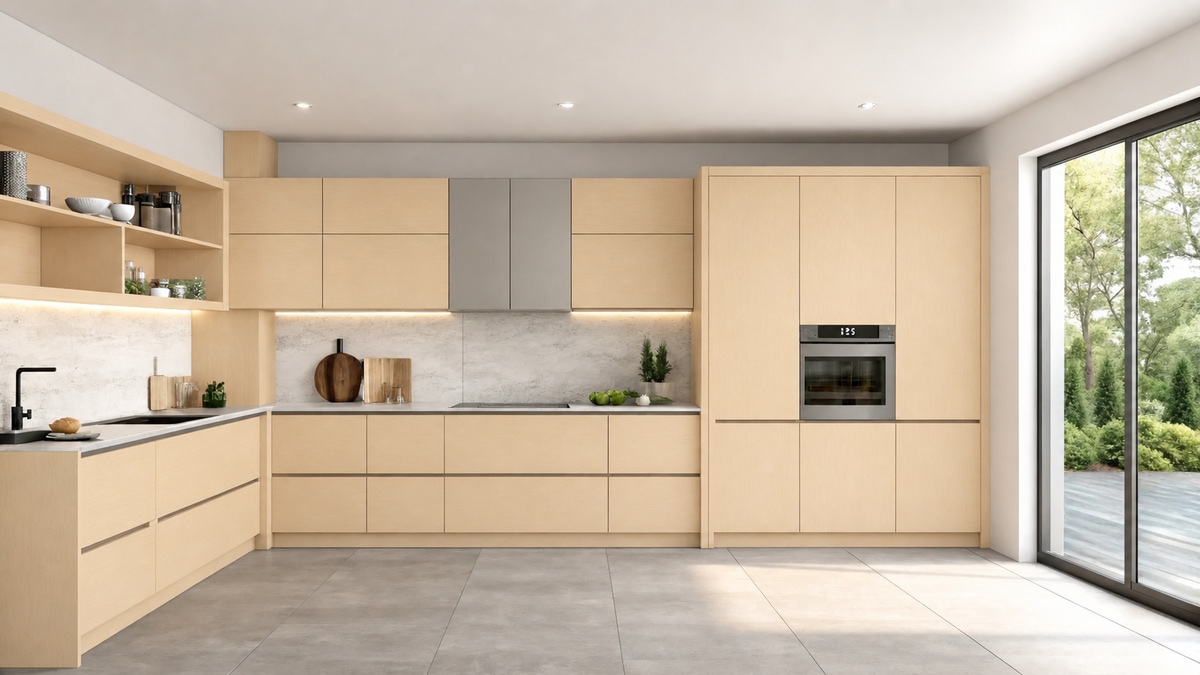 Modern Frameless Kitchen Cabinetry