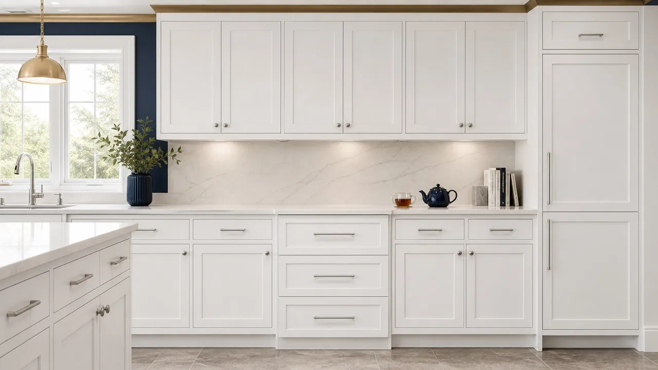 Shaker kitchen in Purity White
